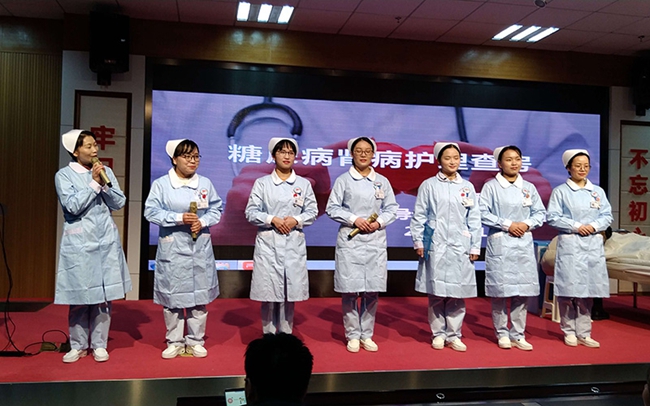 护理查房展风采,业务学习练内功