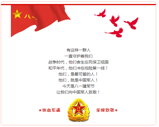八一,致敬最可爱的人
