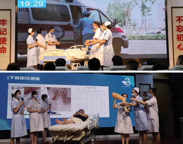 以赛提效,市第九老王论坛
举办三级医师查房竞赛活动